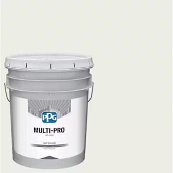 PPG Multi-Pro Wall & Ceiling Interior Latex, Flat, Gypsum, 5 Gallon