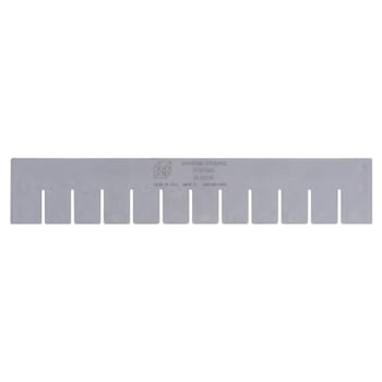 Quantum Storage Systems Long Divider Dividable Grid Container Gray Package Of 6