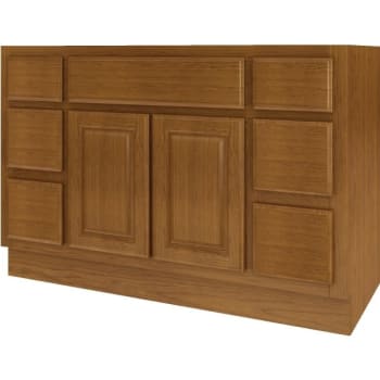 Image for Seasons® Bath Vanity Base Cabinet, 48W x 34-1/2H x 21D, Caramel Finish from HD Supply