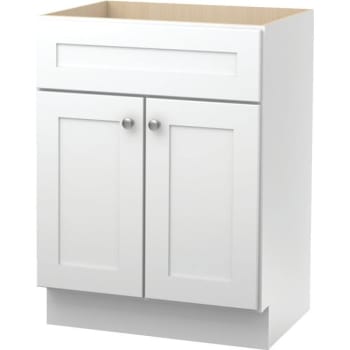 Seasons® Bath Vanity Base Cabinet, 30wx34-1/2hx21d, White Finish