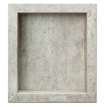 Palisade Shower Niche Insert, 15.5" X 17.5" X 3.75", Wind Gust