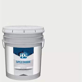 PPG Speedhide Interior Latex, Satin, Commercial White, 5 Gallon