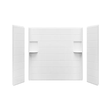 E.l. Mustee Topaz 30 X 60 Direct To Stud Fiberglass Bathtub Wall