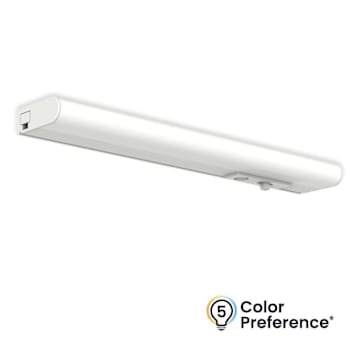ETI Nexus 24" LED Under Cabinet Light, Plug-In, Linkable, 1000 Lumens, White