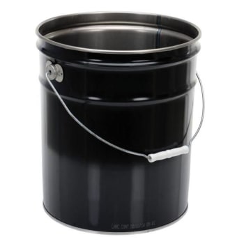 Image for Vestil Black Open Head Steel Pail 5 Gallon from HD Supply