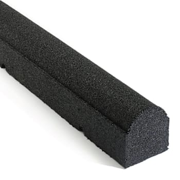 Groundsmart 92" X 6" X 8" Black Rubber Landscape Timber Edging Package Of 9