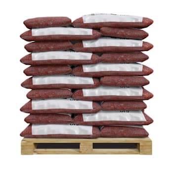 Groundsmart 75 cu. ft. Red Recycled Rubber Mulch Pallet Of 50