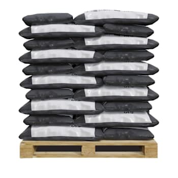 Groundsmart 75 cu. ft. Black Recycled Rubber Mulch Pallet Of 50