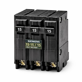 Image for Siemens Quad Breaker 15a from HD Supply