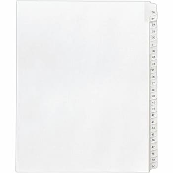 Avery Collated Legal Exhibit Dividers Allstate Style Package Of 25