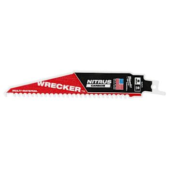 Milwaukee 6" Wrecker With Nitrus Carbide Blades, Pack Of 3