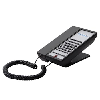 Teledex E100 1 L Corded Phone With 8 Gsk, Black