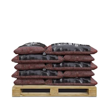 Groundsmart Shredded Rubber Mulch 450 Sq Ft. Pallet Of 25