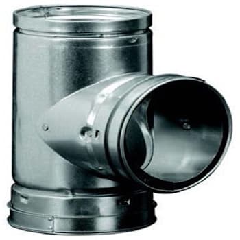 Image for Hart & Cooley 4 In X 4 In X 4 In Type B Gas Vent Tee from HD Supply