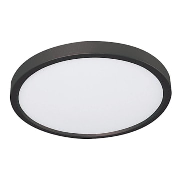 Image for Afx Edge Round 24" LED Flush Mount Black 120-277v 27/30/35/40/50k from HD Supply
