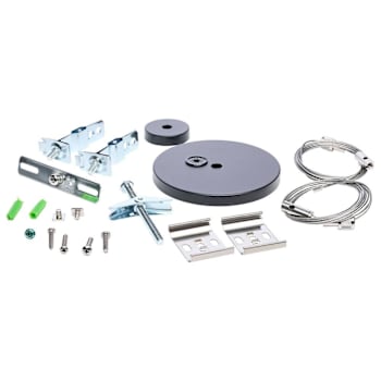 Image for SATCO Momentum Single Unit Susp Kit-Canopy/Ancor Cover-Led Linear System Black from HD Supply