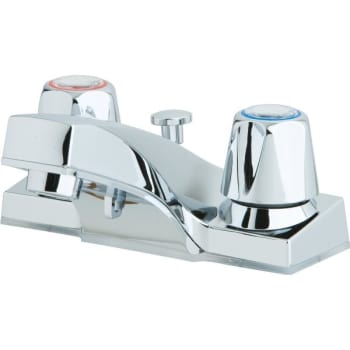 Pfister® Pfirst™ 2-Handle, Lavatory Faucet W/ Pop-Up, 1.2 Gpm, Chrome