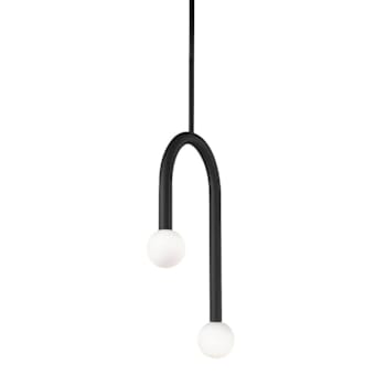 Image for Afx Colette 12" LED Pendant Black 120-277v 27/30/35/40/50k from HD Supply