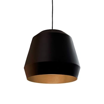 Image for Afx Bronx 14" Medium Base Pendant Black/Gold from HD Supply