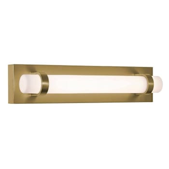 Image for Afx Miami 18" LED Vanity Light Antique Brass 120-277v 27/30/35/40/50k from HD Supply