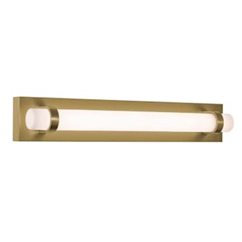 Image for Afx Miami 24" LED Vanity Light Antique Brass 120-277v 27/30/35/40/50k from HD Supply