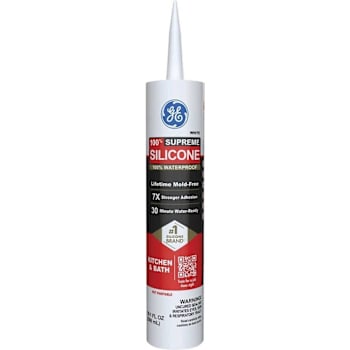 Image for GE Silicones 10.1 Oz Supreme Silicone Kitchen And Bath Sealant from HD Supply