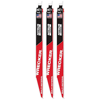 Image for Milwaukee 12" Wrecker With Nitrus Carbide Blades, Package Of 3 from HD Supply