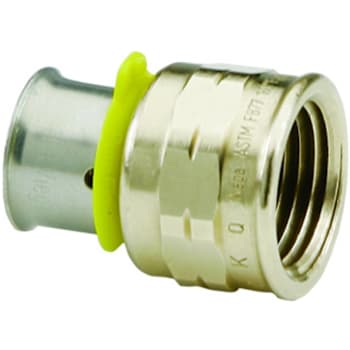 Image for Viega 1" PEX Press X 1" Female Adapter W/ Attached Sleeve from HD Supply