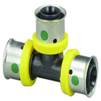 Image for Viega Pureflow Tee 1" X 3/4" X 3/4" Press Polymer from HD Supply