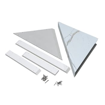 Palisade Shower Bench In Carrara Marble