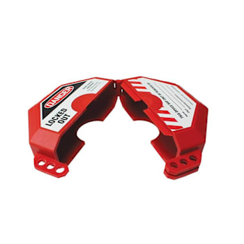 Accuform 5-6.5 Diameter Gate Valve Lockout