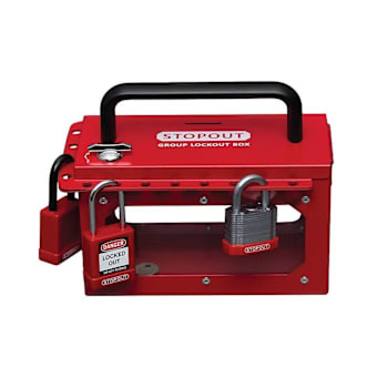 Accuform Pry-Resistant Look 'N Stop Group Lock Box