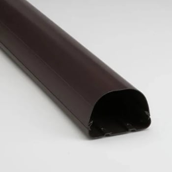 Image for Rectorseal Fortress Lineset Covers 4.5" Duct 7.5' Length Brown 122 from HD Supply