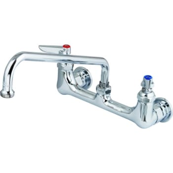 T & S® Double Pantry Faucet, 23.09 GPM, 2 Handles, Polished Chrome