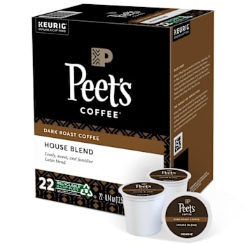 Keurig Peets House Blend Coffee Cs Of 88