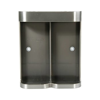 Gilchrist & Soames Ultralux ABS 9.5oz Double Dispenser Bracket, Chrome Satin