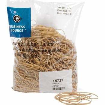 Business Source Quality Rubber Bands Size #19 Package Of 1250