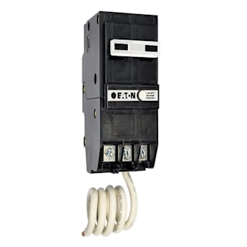 Image for Eaton Br Gfci Circuit Breaker, Pigtail, 2-Pole, 120/240 Volt, 50 Amp from HD Supply