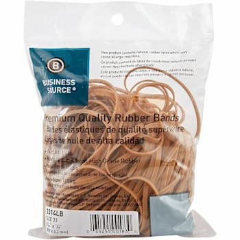 Business Source Rubber Bands Size #33 1/4lb Package Of 212