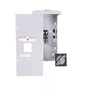 Image for Siemens Eq 100 Amp 2-Space 2-Circuit Main Breaker Outdoor Load Center from HD Supply