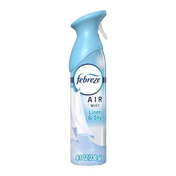 Febreze Air Mist 8.1 Oz Linen & Sky Scent Air Freshener Spray Case Of 6
