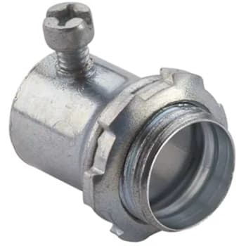 Image for Halex 1/2" Electrical Tube Set-Screw Connectors Metallic Raceway Box/Fitting/Kit from HD Supply