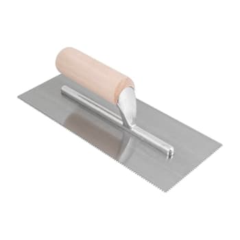 Roberts 1/16" X 1/16" X 1/16" Square Notch Steel PRO Vinyl Flooring Trowel