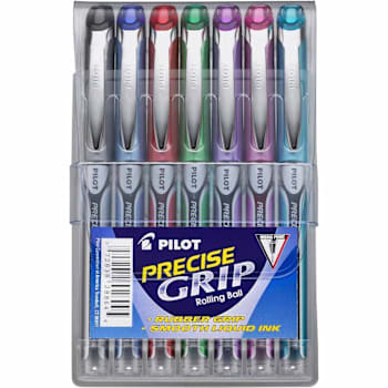 Pilot Extra-Fine Capped Rolling Ball Pens Package Of 7
