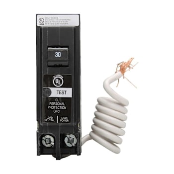 Image for Eaton Cl 1 Pole 30 Amp Gfci Breaker from HD Supply