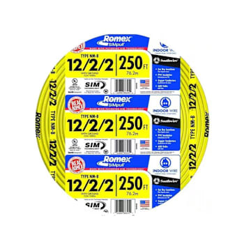Image for Southwire 12/2/2 Romex 250' Yellow from HD Supply