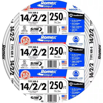 Image for Southwire 14/2/2 Romex 250' White from HD Supply