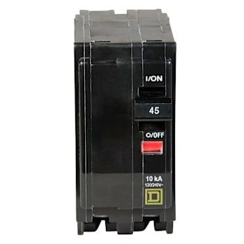 Image for Square D Qo 45 Amp 2-Pole Circuit Breaker from HD Supply