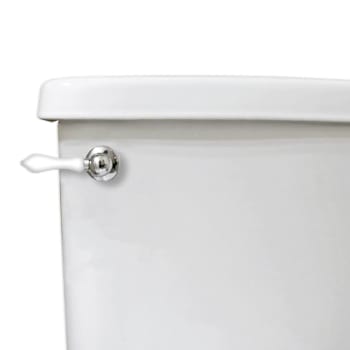 Image for Danco Universal Decorative Toilet Handle In Chrome With White Handle from HD Supply
