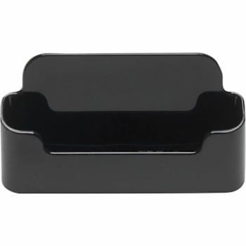 Deflecto Business Card Holder Black